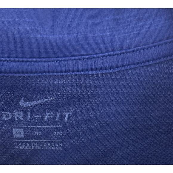 Nike Dri Fit Mens Shirt Size 3XL Blue Long Sleeve Quarter Zip Pullover Athletic - Picture 4 of 6